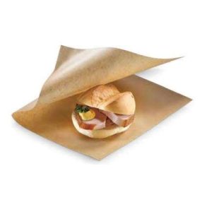Lebomló szendvics papír adagolós barna 270x350mm