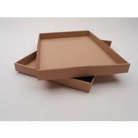 Kicsi streetfood tálca barna 220x90x30mm 