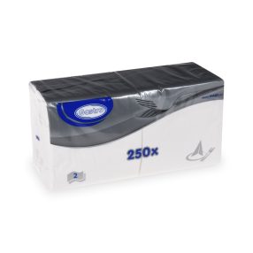 Éttermi szalvéta 33x33 cm 2 réteg fehér (250db)