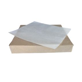 30x27cm fehér zsirpapír pizzadobozba 3 kg (870db)