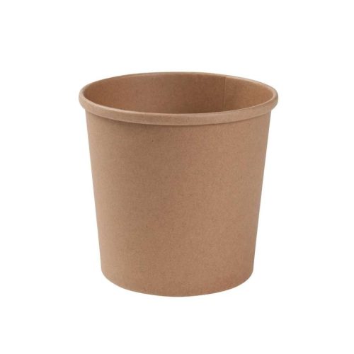 Leveses Soup to Go papírtégely 500 ml Kraft+tető (50db)