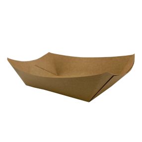 Street food csónak közepes (400ml) barna (250db)