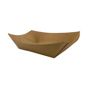 Street food csónak nagy (800ml) barna (250db)
