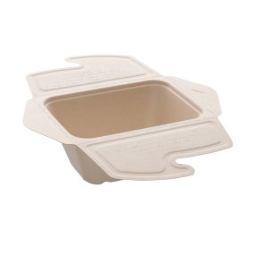   lebomló cukornád elviteles doboz behajtható tetővel 750ml 17x13cm 100db